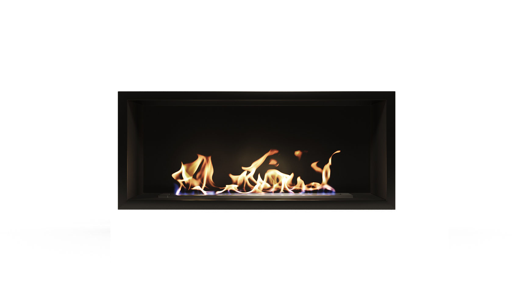 Биокамин "Русский огонь" Гефест 980 встраиваемый с декоративным стеклом (стемалитом) по цене 34 800 руб.