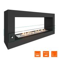 Биокамин SteelHeat WALL FRAME ONE 1000 черный, стекло Биокамин SteelHeat WALL FRAME ONE 1000 черный, стекло