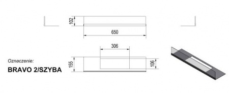 Стекло декоративное для биокамина BRAVO 2 Стекло декоративное для биокамина BRAVO 2 по цене 140 руб.