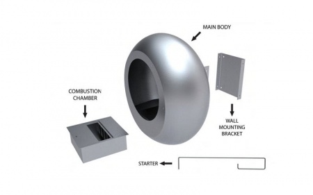 Настенный биокамин Cocoon Vellum Black Настенный биокамин Cocoon Vellum Black по цене 154 300 руб.