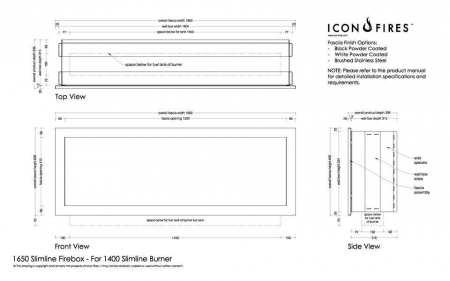 Встраиваемый дизайнерский биокамин Slimline Firebox 1650FB Встраиваемый дизайнерский биокамин Slimline Firebox 1650FB по цене 382 700 руб.
