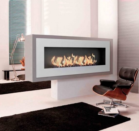 Биокамин ZeFire Elliot 1800 с белой рамкой Биокамин ZeFire Elliot 1800 с белой рамкой по цене 62 200 руб.