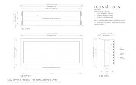 Встраиваемый дизайнерский биокамин Slimline Firebox 1350FSS Встраиваемый дизайнерский биокамин Slimline Firebox 1350FSS по цене 382 700 руб.